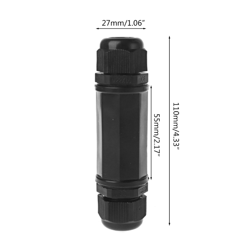Đầu Nối Dây Cáp Mạng Lan RJ45 Chống Nước IP67