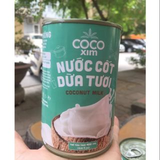 Nước cốt dừa tươi không đường coco xim 400ml