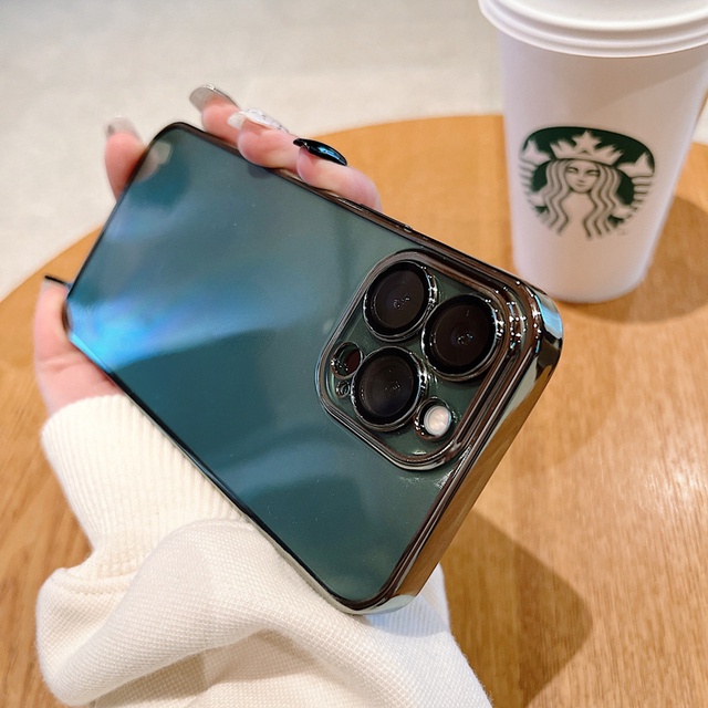 Ốp Điện Thoại TPU Silicon Trong Suốt Chống Sốc Sang Trọng Cho iPhone 14 Pro Max 11 12 13 Pro Max Mini XR X XS 7 8 Plus SE