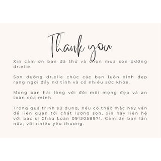 Son Dưỡng Siêu Mềm Môi Có Màu Dr.Elle