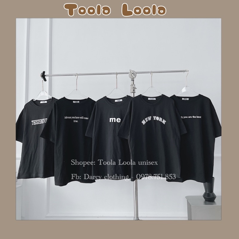 Áo Thun 3158 Màu Đen Đơn Giản- Cotton Khô 𝑭𝑹𝑬𝑬𝑺𝑯𝑰𝑷 Áo Oversie Quảng Châu -  Fom Rộng Thoải Mái - Màu Đen Đơn Giản