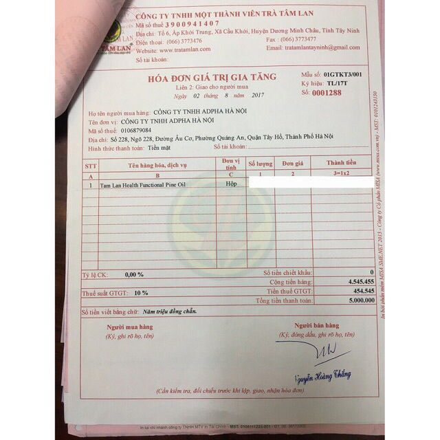 Tinh dầu Thông Đỏ Tâm Lan Health Functional Pine Oil 100 viên