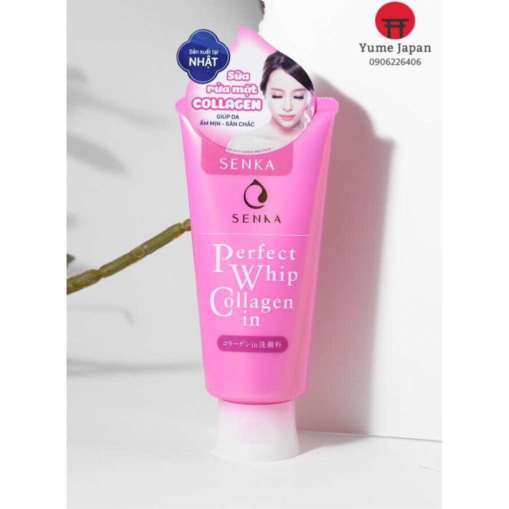 Sữa Rửa Mặt Perfect Whip Collagen (hồng)