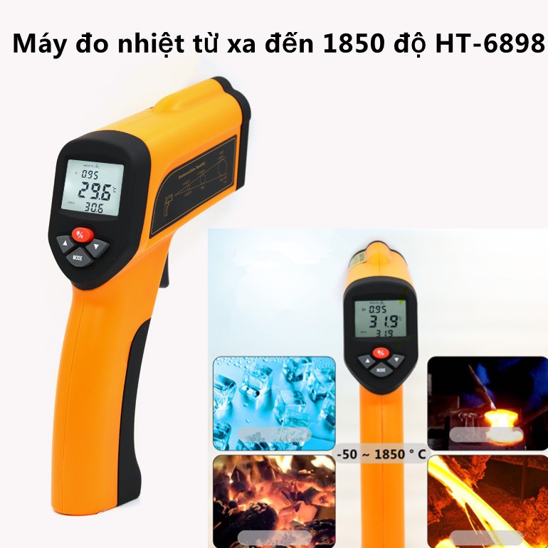 Máy đo nhiệt từ xa đến 1850 độ HT-6898