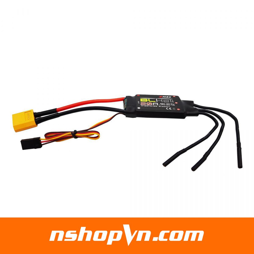 Mạch điều tốc động cơ không chổi than ESC EMAX BLHeli-20A  có bảo vệ thấp áp, bảo vệ quá nhiệt và bảo vệ mất tín hiệu