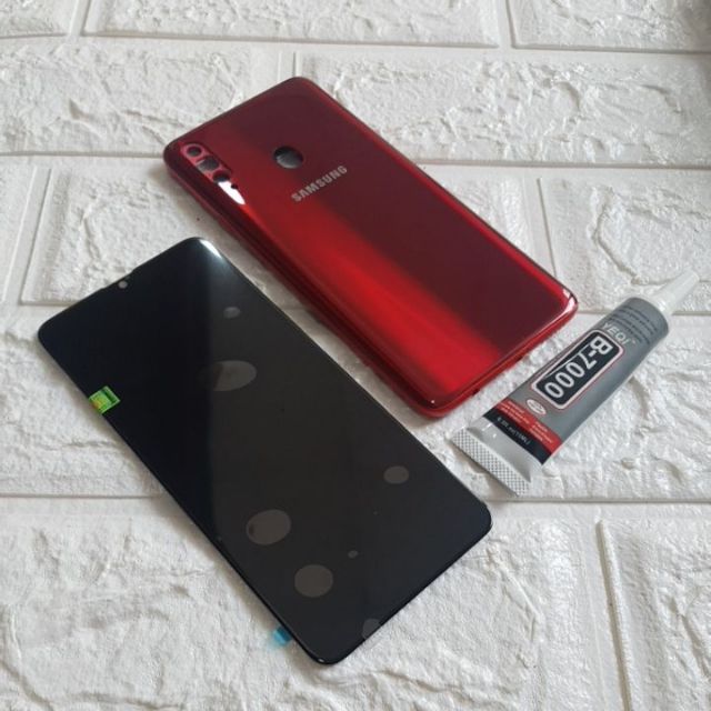 Combo Bộ Vỏ + Màn Hình Samsung A20s Zin Hàng Cao Cấp Tặng 1 Tuýp Keo B-7000