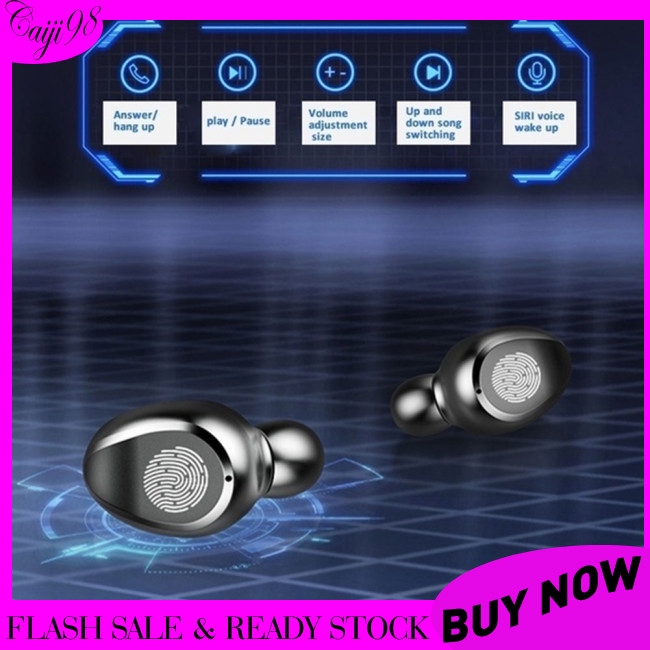 Tai Nghe Không Dây F9 Kết Nối Bluetooth 5.0 Âm Thanh Stereo Led Kỹ Thuật Số