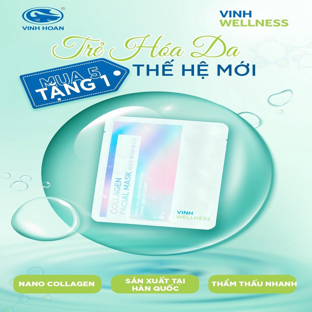 Mặt Nạ Nano Collagen Vĩnh Hoàn Vinh Wellness