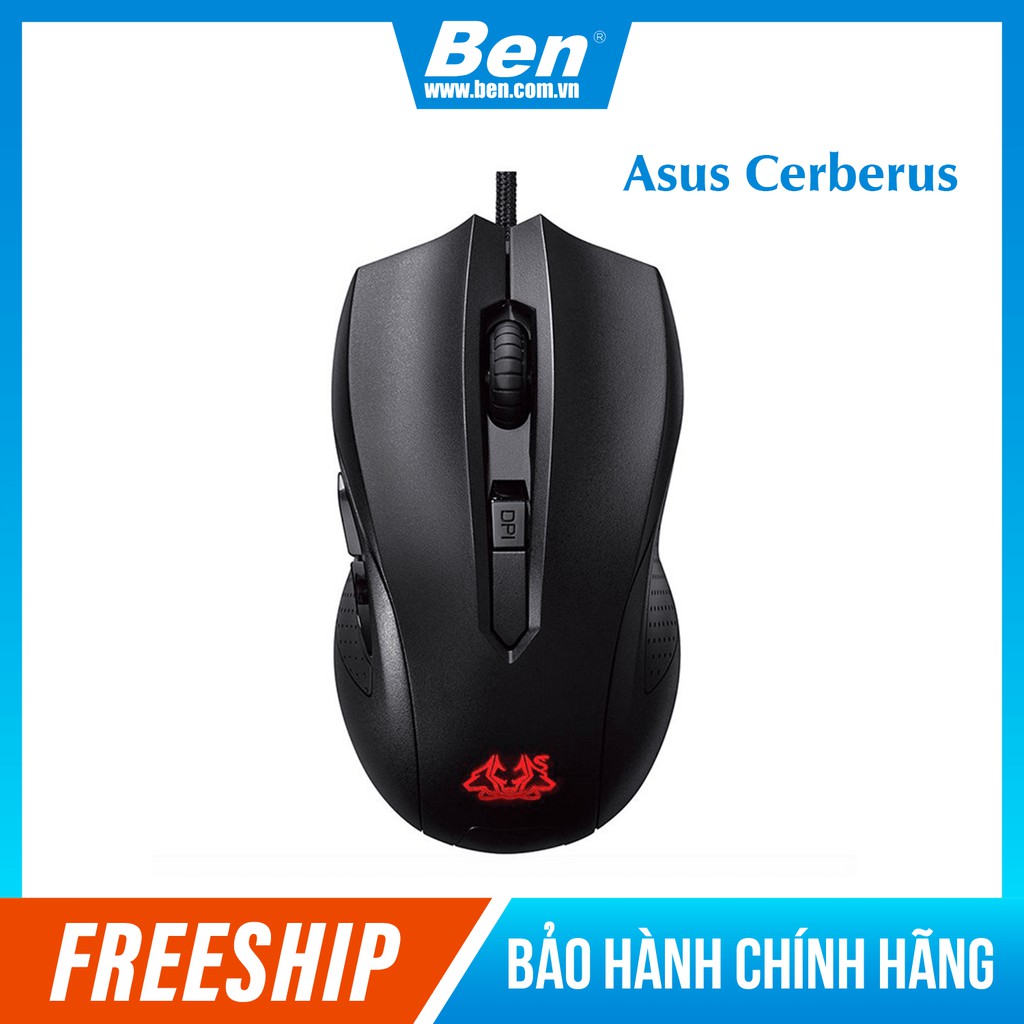 Chuột Gaming Asus Cerberus - Chuột Máy Tính Cerberus Gaming Chính Hãng Asus BH 24T