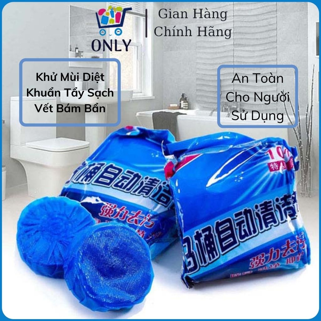 Viên Thả Bồn Cầu, Viên Khử Mùi Bồn Cầu, Tẩy Sạch Bồn Toilet, Khử Mùi Hôi, Lưu Lại Mùi Hương Dễ Chịu Only Store