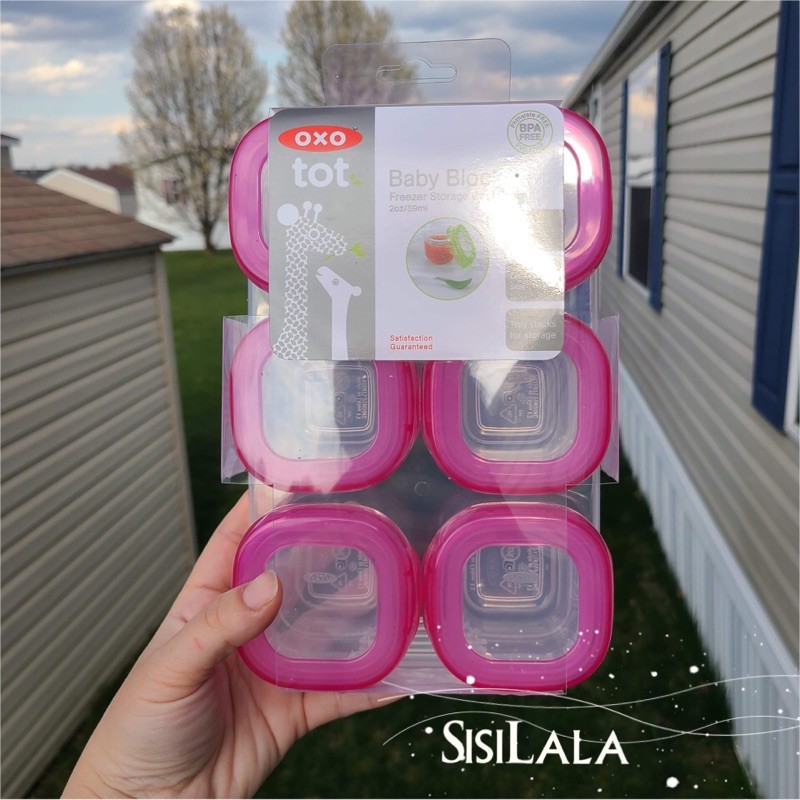 Bộ 6 hộp đựng thức ăn OXO 60ml