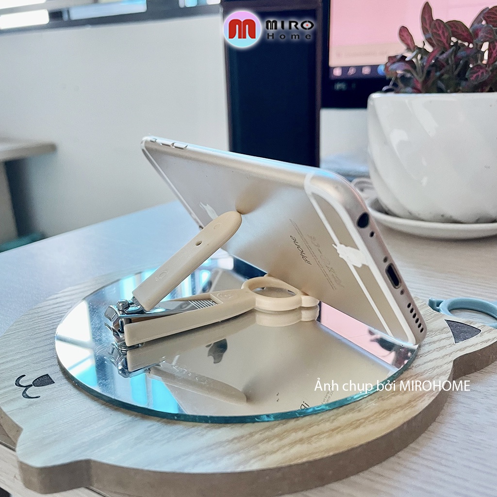 Đồ bấm móng tay hoạt hình xinh xắn , kéo cắt móng tay đa chức năng, làm móc treo tiện lợi MIROHOME
