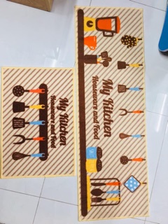 Thảm bếp 3D 1 cặp 2 cái