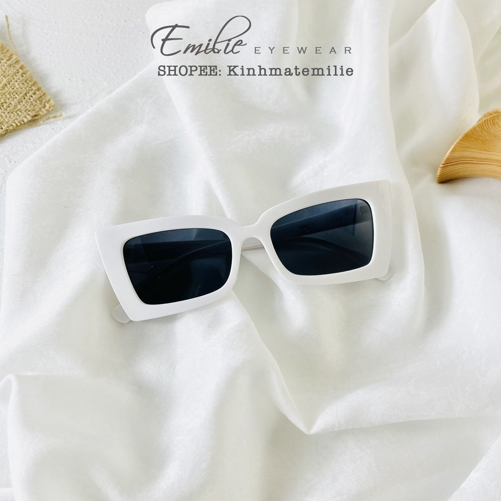 Kính mát nam nữ chất liệu nhựa mắt chống uv400 Emilie eyewear