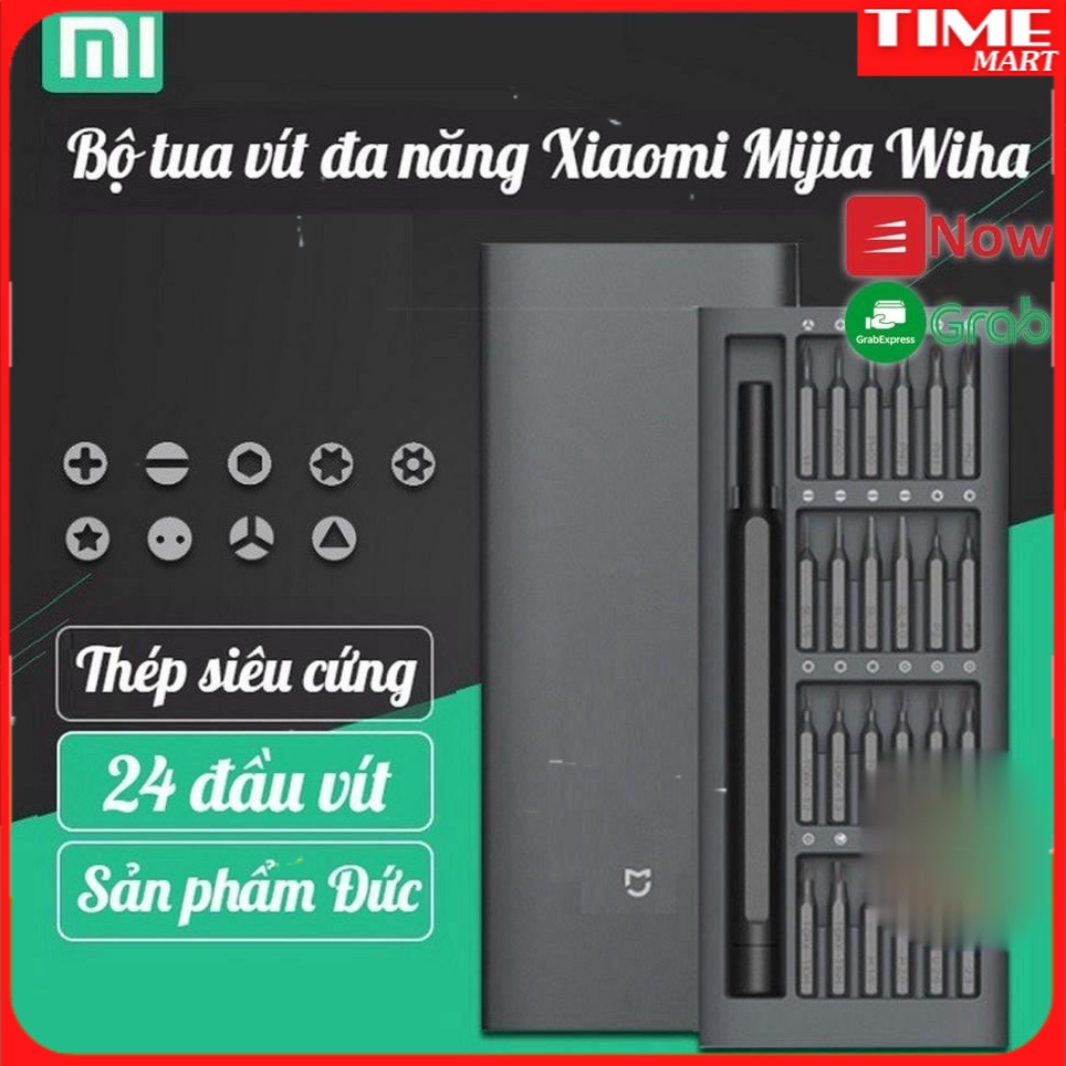 Bộ tua vít bỏ túi đa năng Xiaomi Mijia Wiha 24 đầu tháo lắp điện thoại laptop Macbook [TIME_MART siêu thị tiện ích gia đ