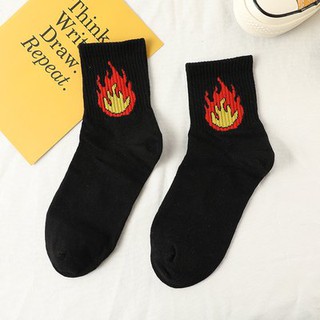 Tất vớ cổ cao hình ngọn lửa