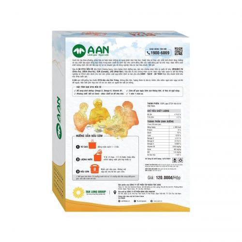 [ORGANIC] Gạo ST24 Hữu Cơ A An Hộp 2Kg - Cơm dẻo mềm