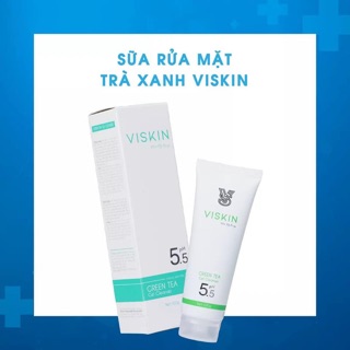 SỮA RỬA MẶT TRÀ XANH VISKIN - pH5.5 - VISKIN GREEN TEA GEL CLEANSER