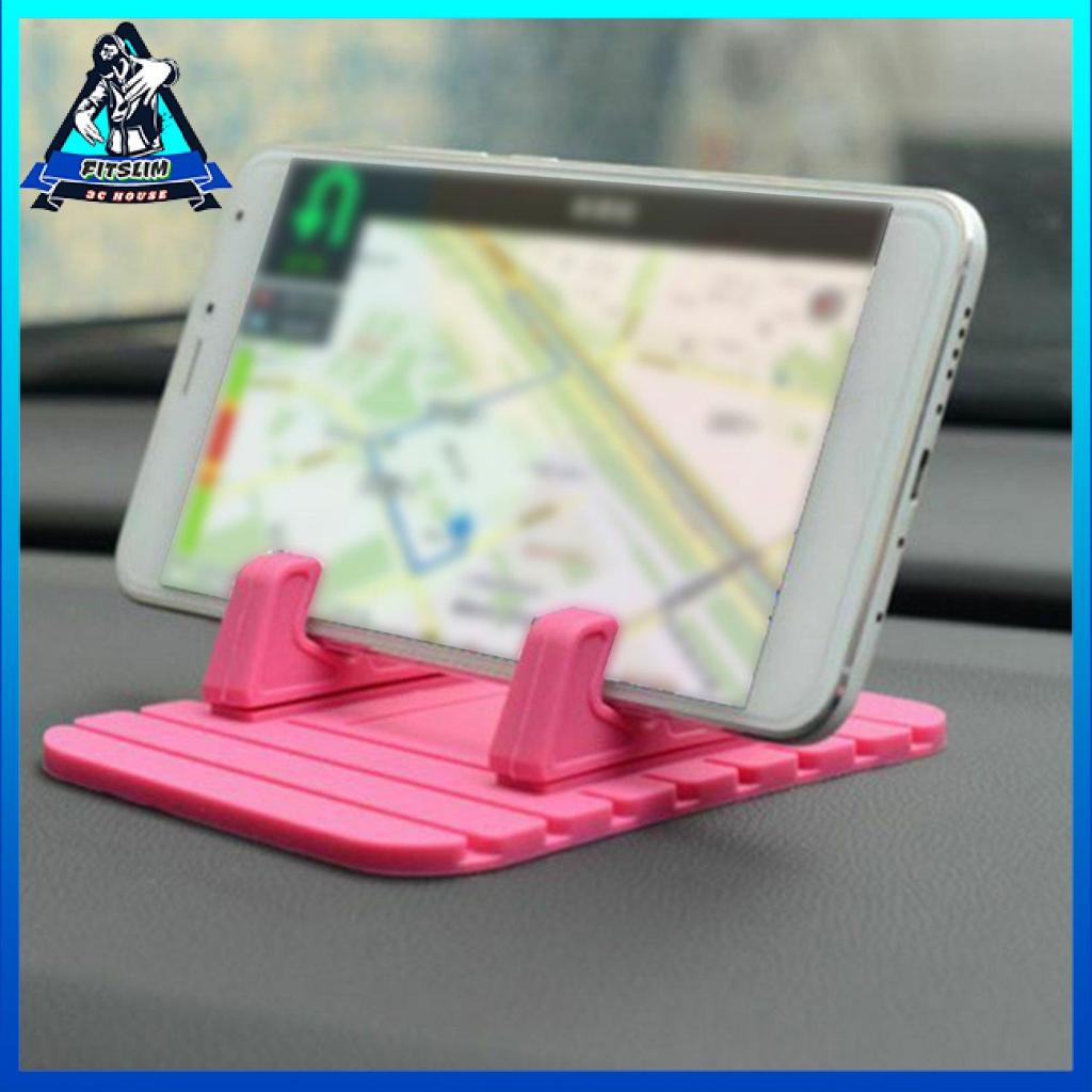 Giá Đỡ Điện Thoại / Gps Bằng Cao Su Chống Trượt Tiện Dụng Cho Xe Hơi