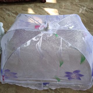 Màn chụp ren thủy tinh chống muỗi cho bé