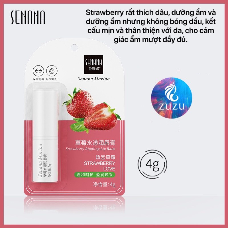 Son Dưỡng Môi BIOAQUA Mùi Đào Và Bơ Dưỡng Ẩm Chăm Sóc Và Phục Hồi Đôi Môi 2.7g