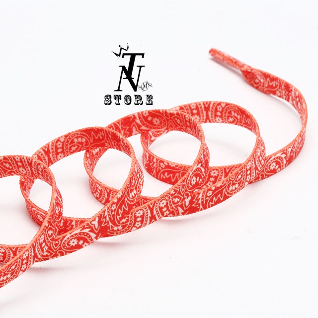 Dây giày Custom bản dẹt họa tiết rộng 0.8mm,kích thước 120 -160 cm [ Bán theo cặp ]