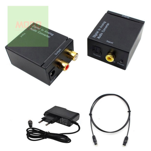 Bộ chuyển đổi tín hiệu quang Coaxial Optical sang AV RCA R L audio