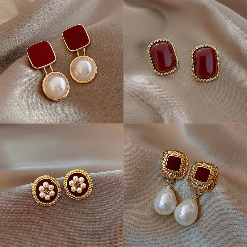 Khuyên Tai Phong Cách Hong Kong Mới Cao Cấp Cho Nữ