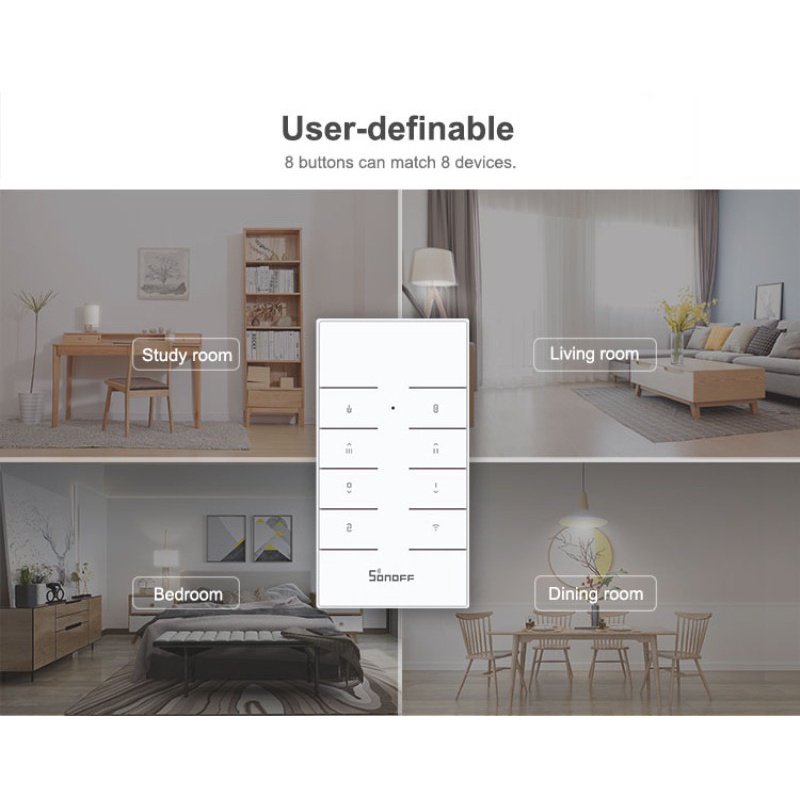 TAO3C SONOFF RM433 Remote Controller TAO3C