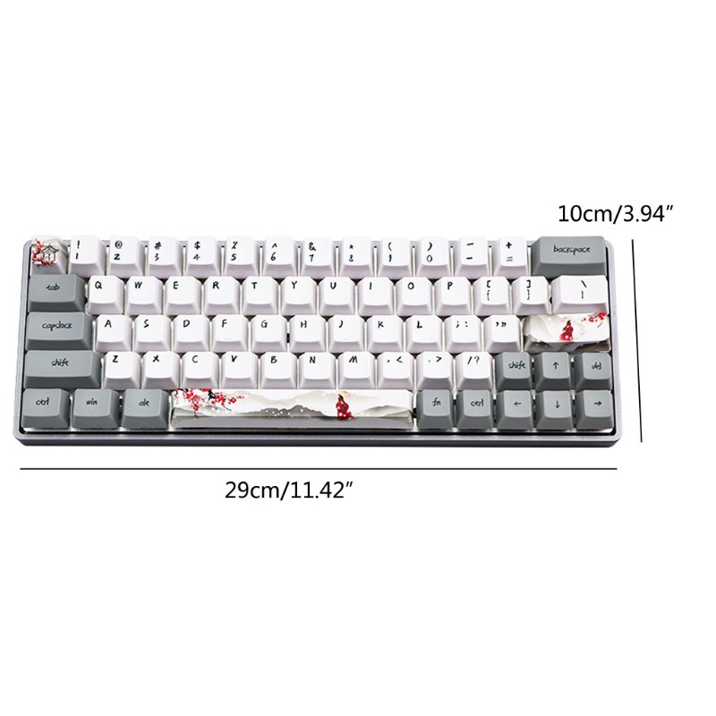 Set 73 Nút Bàn Phím Cơ Nhiều Màu Sắc Cho Gh60 Gk61 Gk64