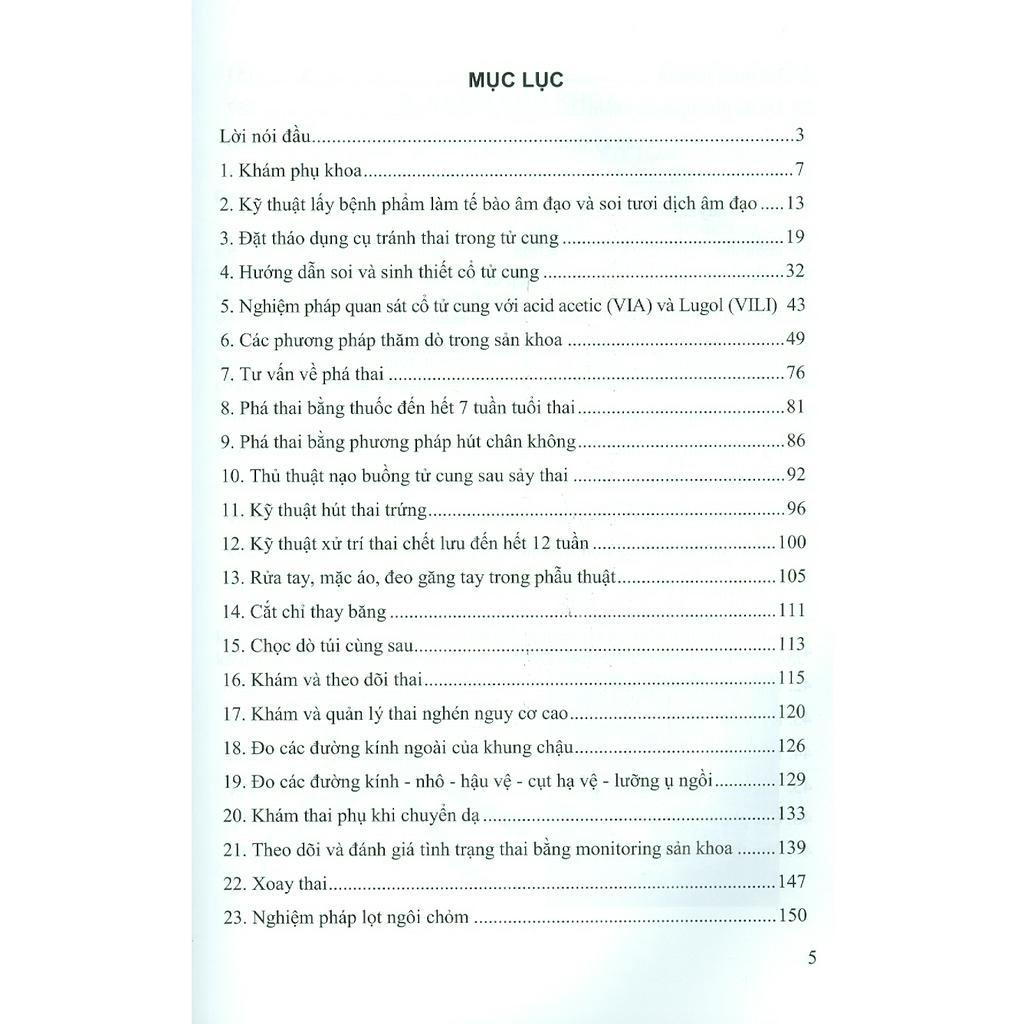 Sách - Thủ Thuật Sản Phụ Khoa