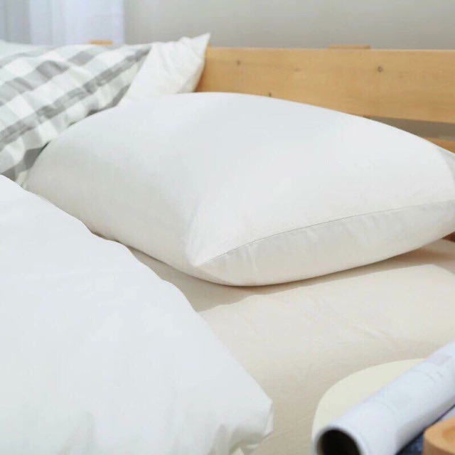 Set Chăn Ga Gối Poly Cotton Trắng Trơn Hàn Quốc | BigBuy360 - bigbuy360.vn