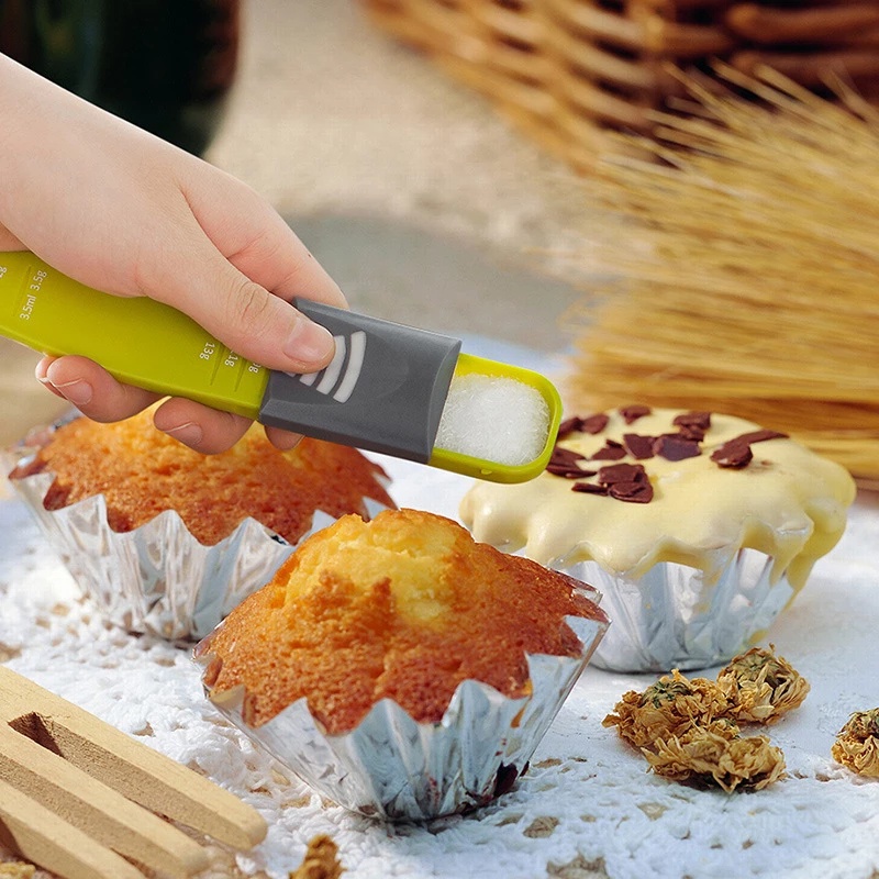 Muỗng đo lường gia vị hai đầu có thể điều chỉnh