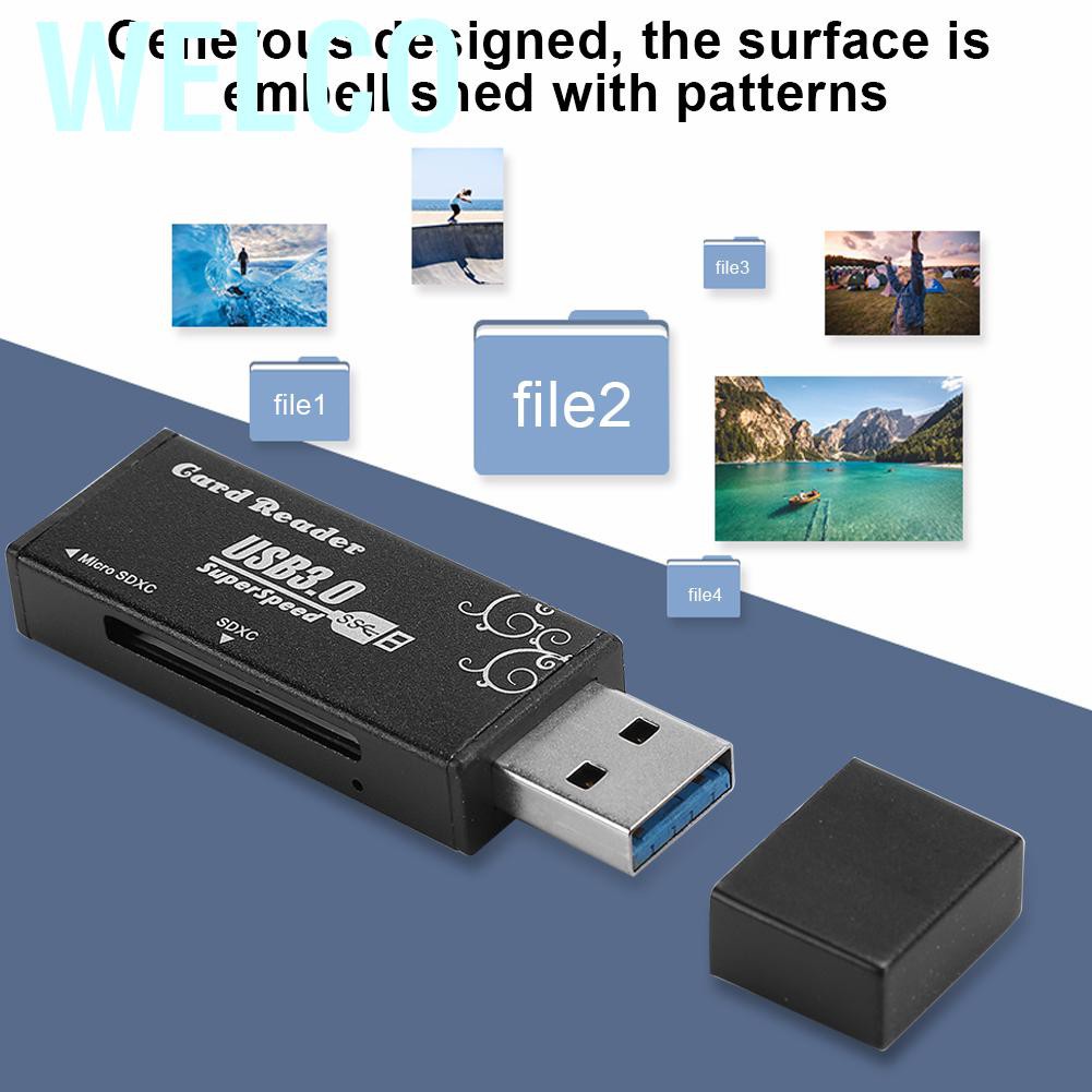 Đầu Đọc Thẻ Nhớ Đa Năng 5gbps Usb 3.0 Cho Sdxc Sdhc Mmc | BigBuy360 - bigbuy360.vn