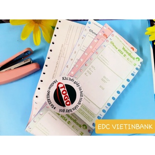 GIẤY IN KIM 3 LIÊN EDC DÙNG CHO MÁY CÀ THẺ NGÂN HÀNG Vietcombank, Vietinbank, BIDV