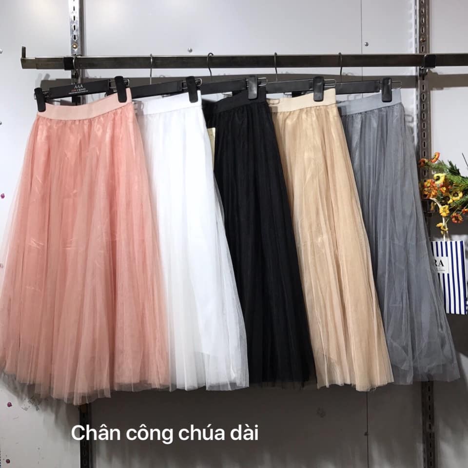 [ORDER] Chân váy công chúa dài 3 lớp siêu đẹp (có ảnh thật)