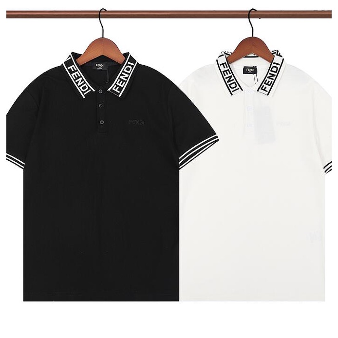 Áo Polo Tay Ngắn Chất Liệu Cotton Thêu Chữ Thời Trang Cho Nam Nữ