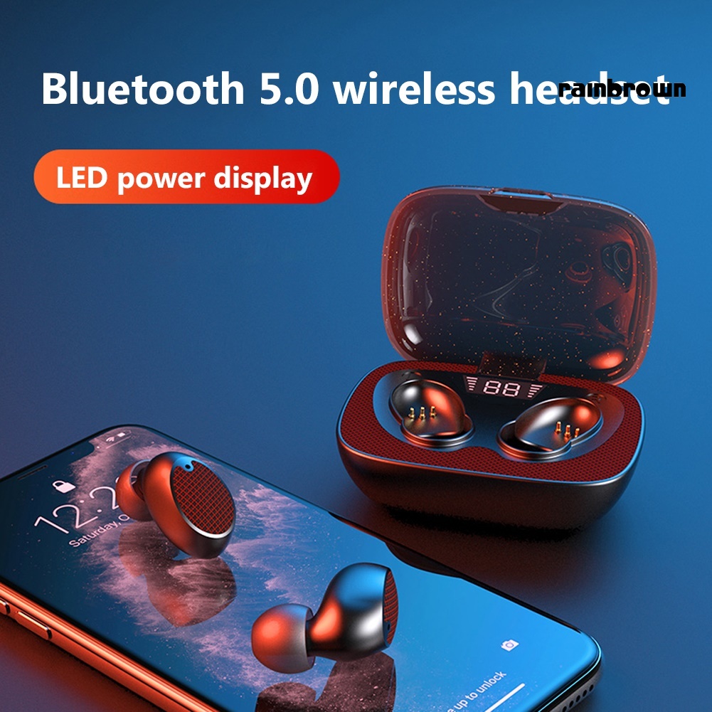 Tai Nghe Nhét Tai Không Dây Bluetooth 5.0 Với Hộp Sạc