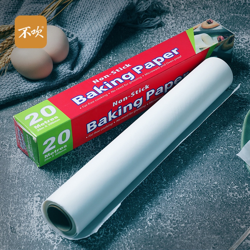 Giấy Nến Nướng Bánh Baking Paper – Cuộn Giấy Sáp Lót Nồi Chiên Không Dầu – Lót Nướng Bánh Nướng Thức Ăn – Chịu Nhiệt cao