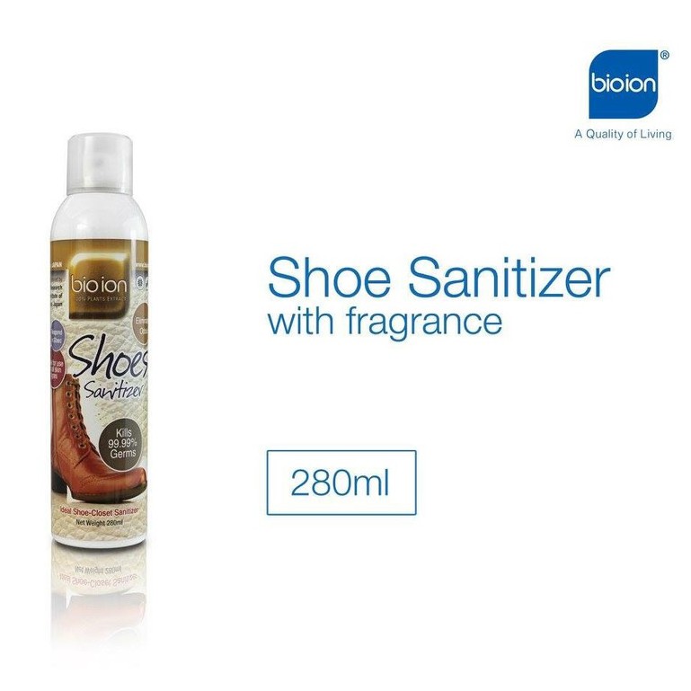Chai Xịt Bioion Shoes Sanitizer Khử Mùi Giày Làm Sạch Khuẩn 280ml