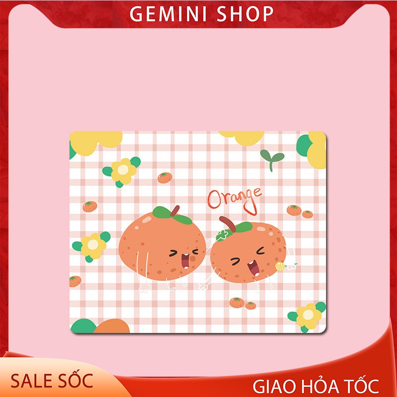 Miếng Lót chuột dễ thương họa tiết cute LC24 Cao su Bàn di tấm di Pad chuột giá rẻ GEMINI SHOP