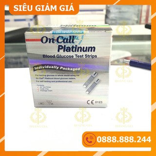 Que thử đường huyết On call Platinum