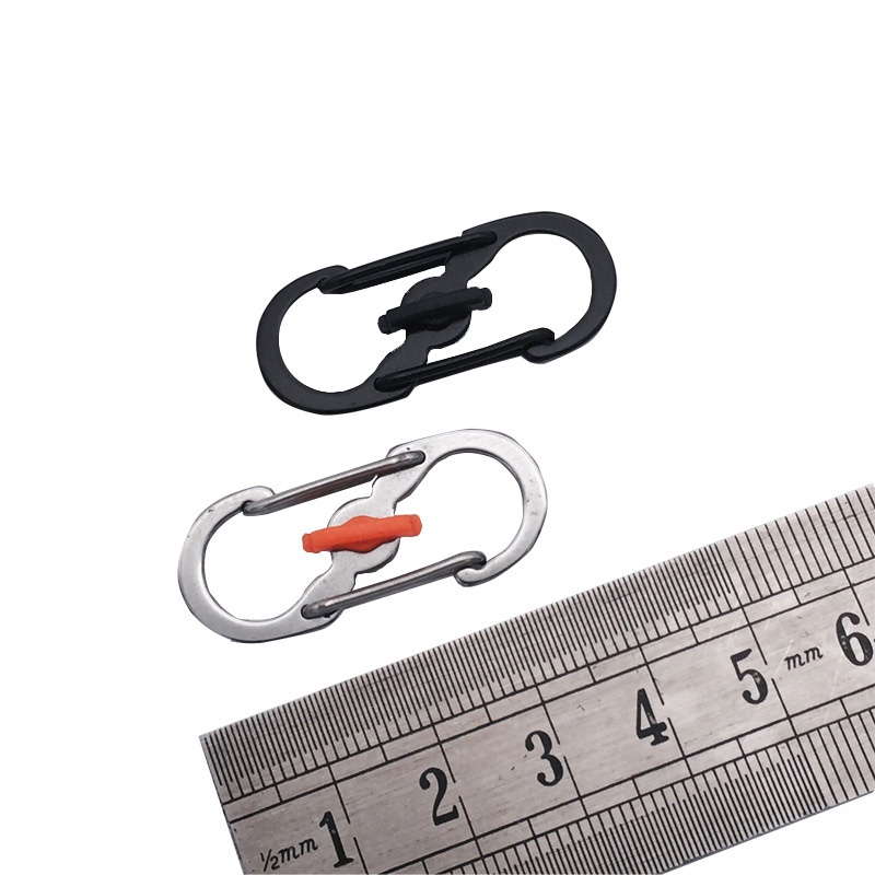 Móc khóa EDC GALANO móc treo chìa khóa carabiner treo balo du lịch có chốt khoá xoay tiện dụng HK-001209