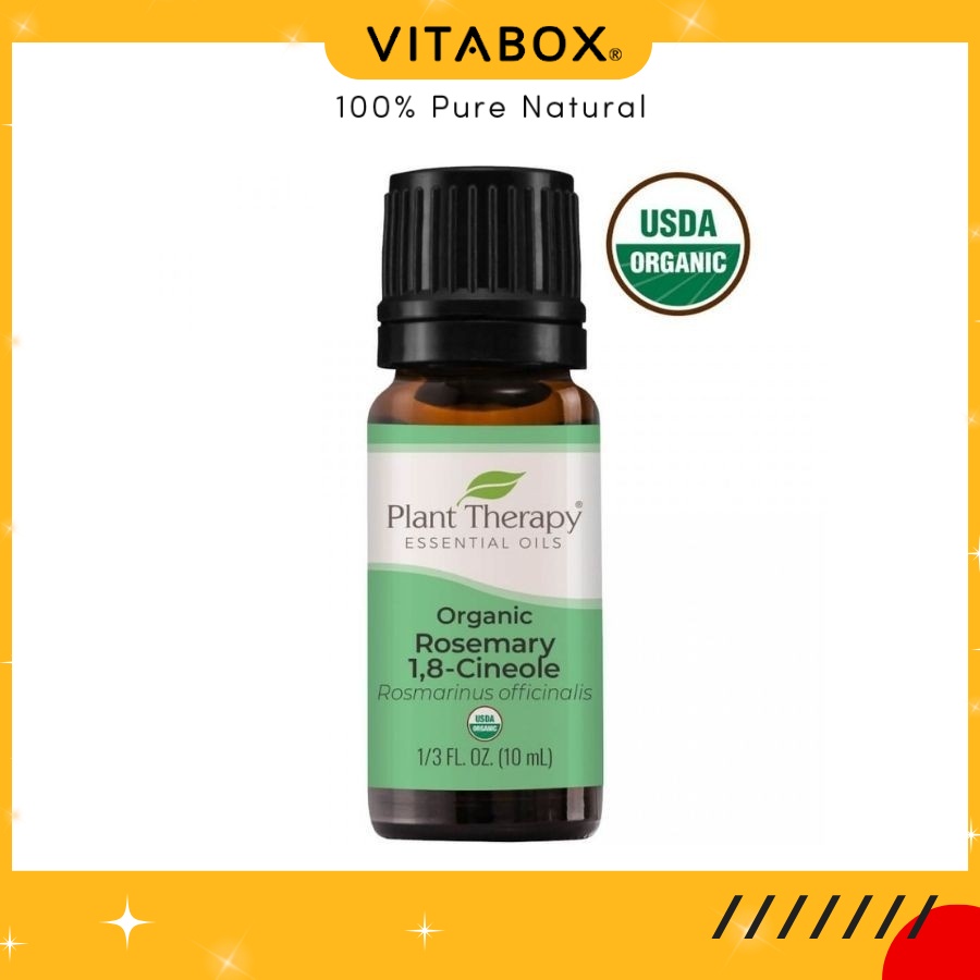 Tinh dầu Hương Thảo hữu cơ Rosemary Plant Therapy USDA organic -100% thiên nhiên nguyên chất pure natural essntial oil