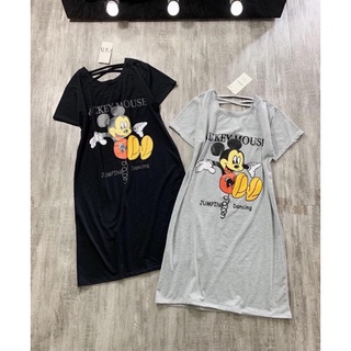 Váy micky đan dây lưng cách điệu