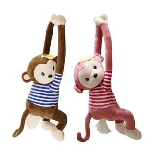 Hộp đựng khăn giấy hình khỉ đáng yêu cho ô tô