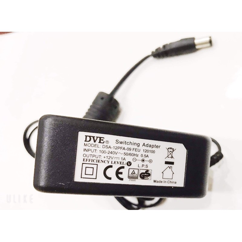 Nguồn DVE 12V 1A