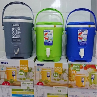 Thùng Đá Giữ Nhiệt ICool Nhựa Duy Tân PU FOAM Tech - Bình Đựng Nước Đá Có Vòi Đi Picnic Cắm Trại Nhiều Cỡ