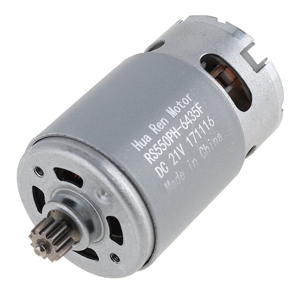 Mô Tơ RS550 21V 19500 RPM DC Hai Tốc Độ Với 12 Răng