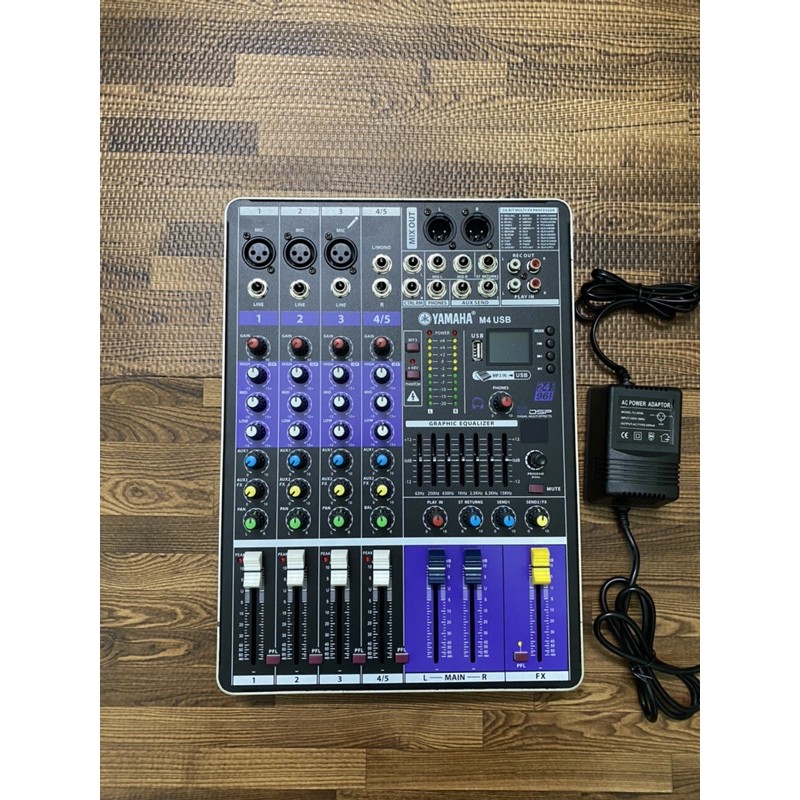 Bàn Mixer M4 USB  ⚡FREESHIP⚡Bản cao cấp vượt trợi các dòng mixer f4 và mixer f7 có blueooth usb màn hình led hiển thị hỗ